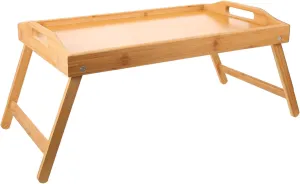 Portable Folding Table Wooden Bed Desk Multi-Functional Weatherproof for
