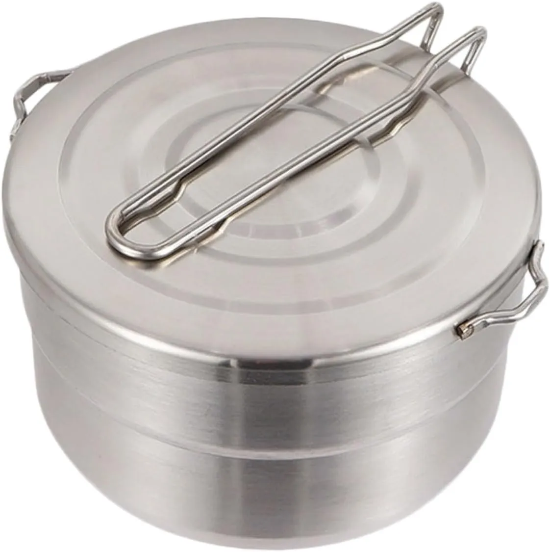 Portable Hiking Pot Set Camping Pan Kettle Fire Cooking Tool Foldable Cookware for Outdoor Camping Hiking Picnic