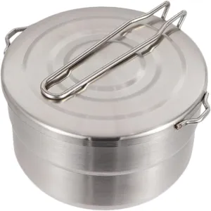 Portable Hiking Pot Set Camping Pan Kettle Fire Cooking Tool Foldable Cookware for Outdoor Camping Hiking Picnic
