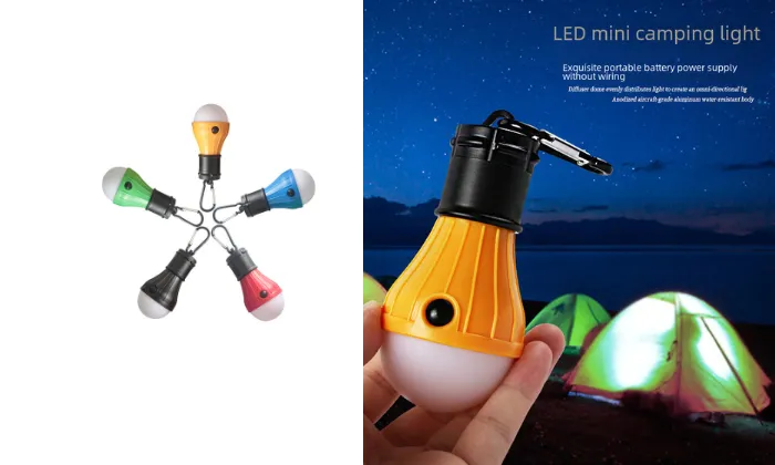 Portable LED Camping Light - Compact And Adjustable Brightness