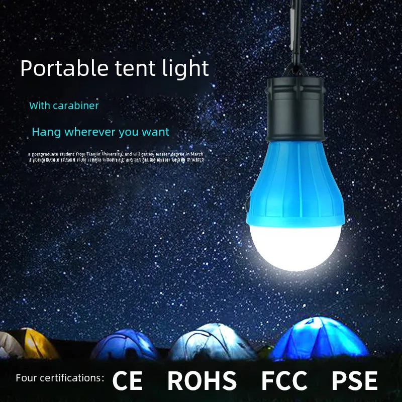 Portable LED Camping Light - Compact And Adjustable Brightness