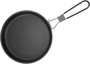 Portable Non Stick Camping Pan Wear Resistant Skillet Multi Function Frying Pan for Outdoor Cooking Lightweight Cookware for Camping Hiking