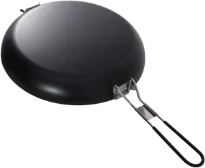 Portable Non-Stick Pan for Camping Folding Cooking Pot Iron Saucepan for Outdoor Cooking