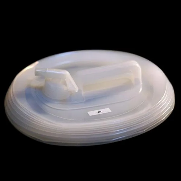 Portable Outdoor Camping Bucket Collapsible Water Carrier Container 15L White