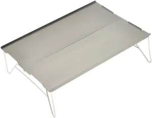 Portable Outdoor Hiking Folding Table, Aluminium Alloy Barbecue Picnic Dining Table, Durable Smooth Surface Camping Table