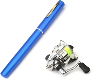 Portable Pocket Fishing Rod Telescopic Pen Shaped Fishing Rod Fishing Rod For Freshwater Fishing