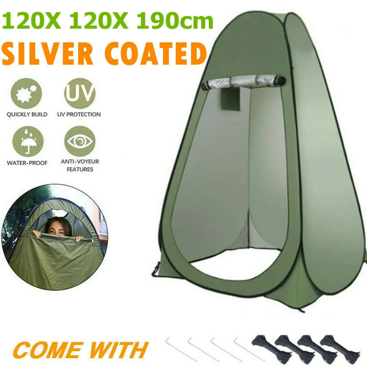 Portable Pop Up Outdoor Camping Shower Tent Toilet Privacy Change Room