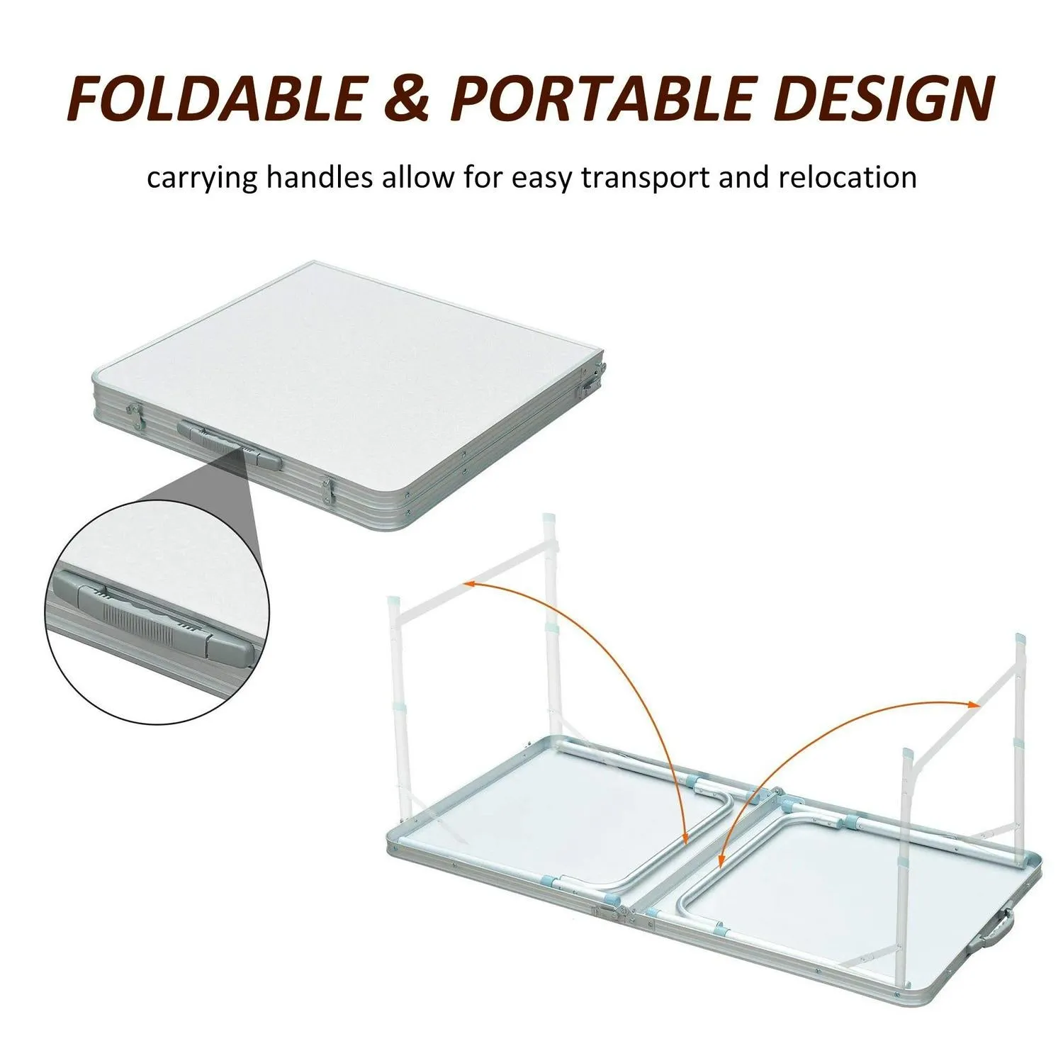 Portable Safe payments Outsunny Foldable Aluminum Big-ticket savings