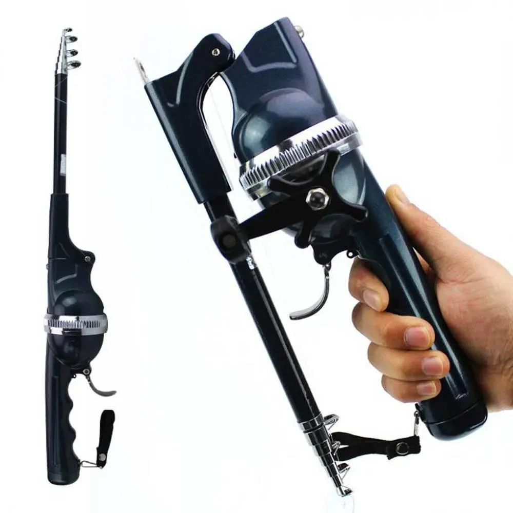 Portable Telescopic Fishing Rod - Folding Fishing Gear