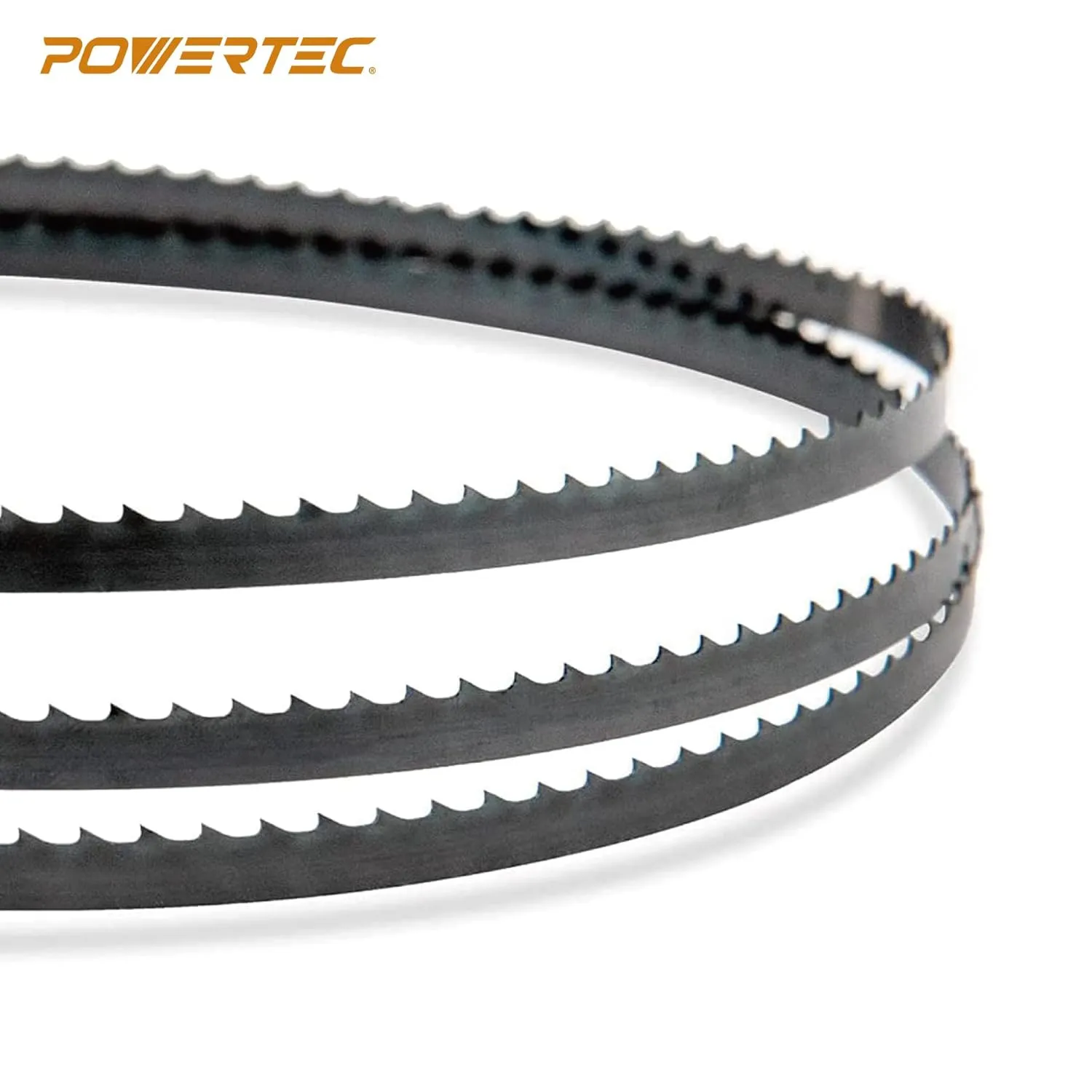 POWERTEC 59-1/4 Inch Bandsaw Blades Assortment for Woodworking & Non-Ferrous Metal Cutting, Band Saw Blades for Ryobi BS903 & BS900 and Shop Fox W1749 Band Saw, 3 Pack (13702)
