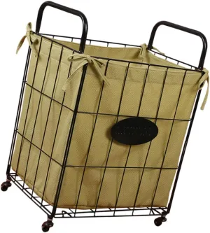 Practical Iron Material Storage Basket Wheels Versatile for Bathroom Bedroom Living Room Dorm