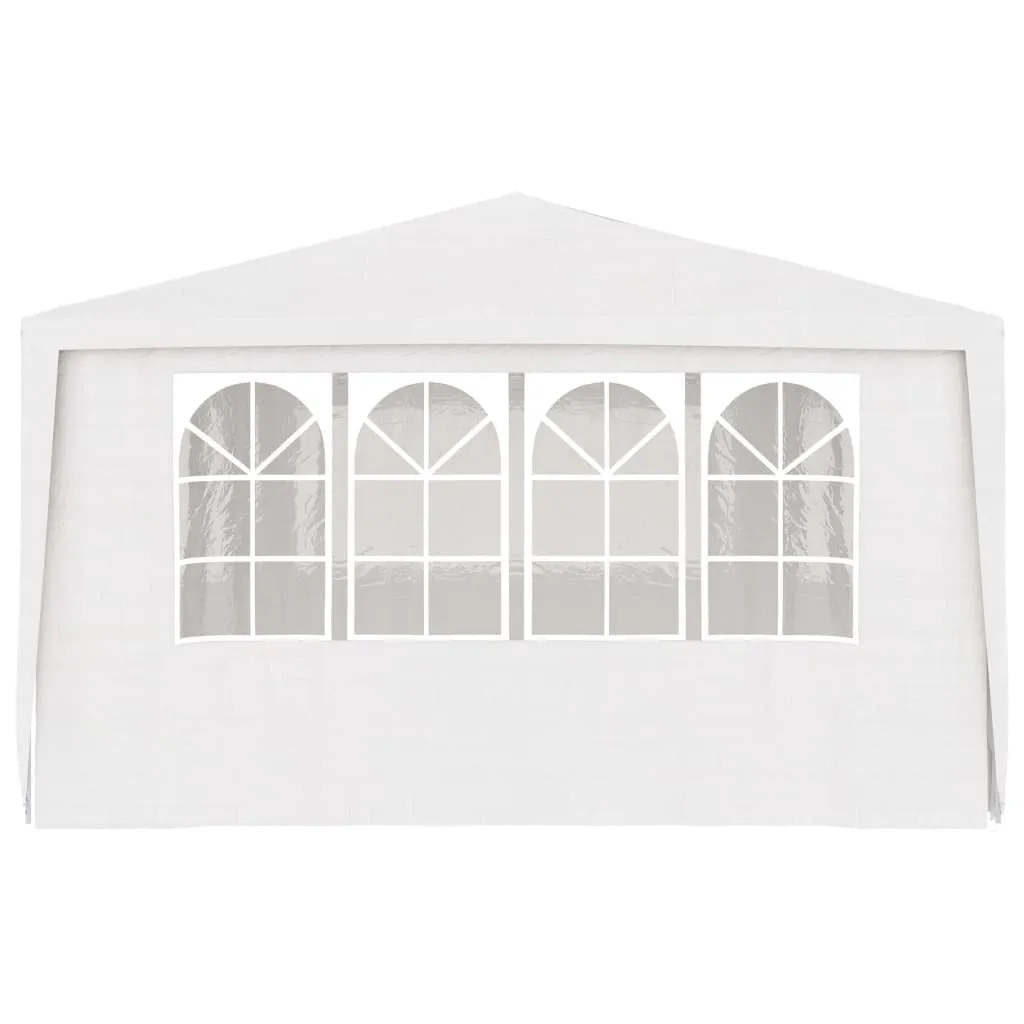 Professional Party Tent with Side Walls 13.1'x19.7' White 0.3 oz/ft²