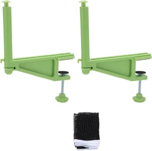 Professional Table Tennis Net, Table Tennis Net and Post Set, Portable Table Tennis Net with Adjustable Clamp Post Set Screw Fixation, Collapsible Table Tennis Net