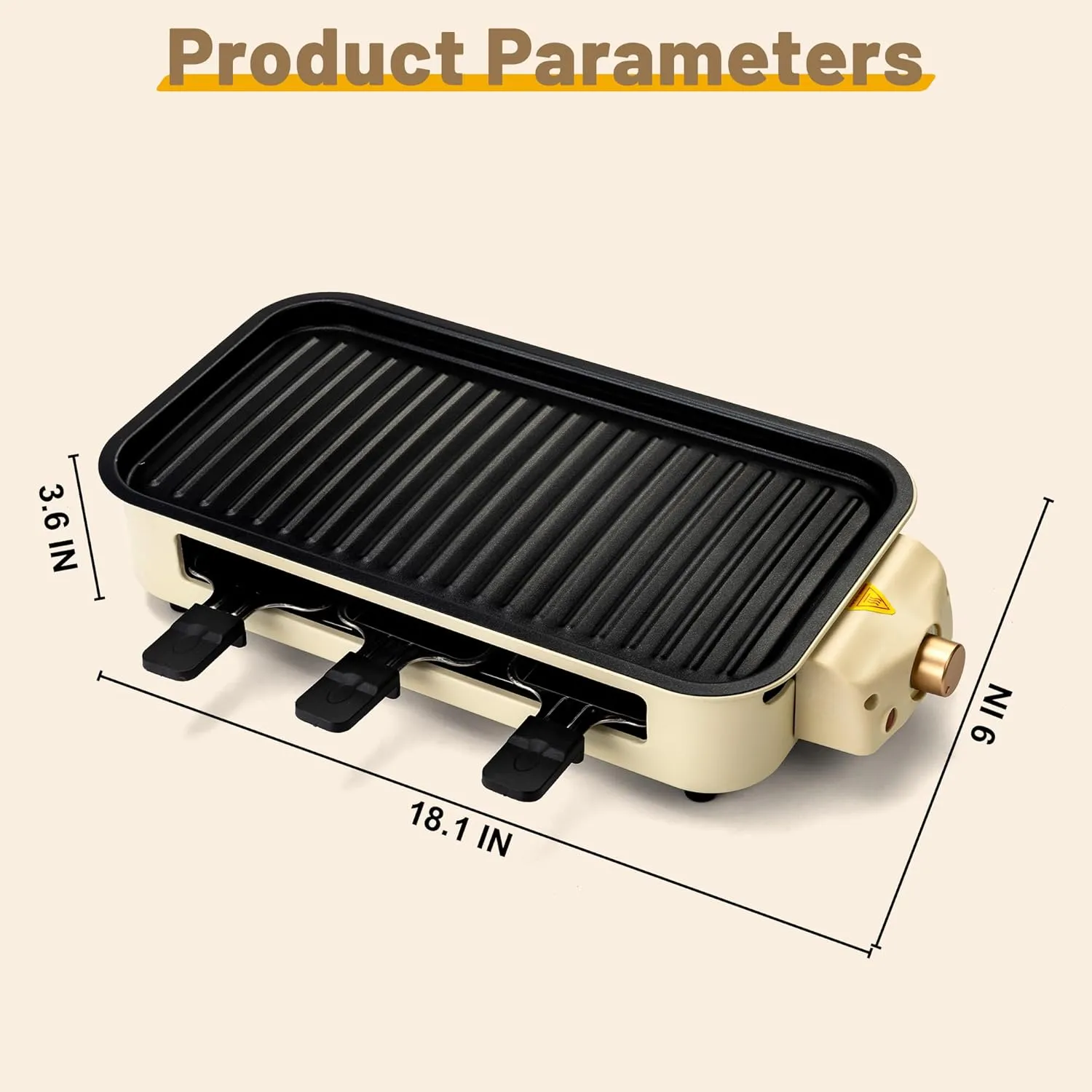 Pukomc Electric Indoor Grill,2 in 1 Indoor Grills for Kitchen with Grill Net & Non-Stick Cooking Removable Plate, Temperature Control, Dishwasher Safe, 1500W Smokeless barbecue
