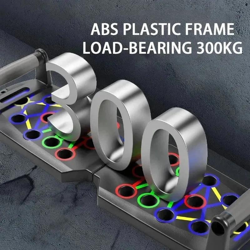 Push-up Board Set With Handles Foldable Fitness Equipment