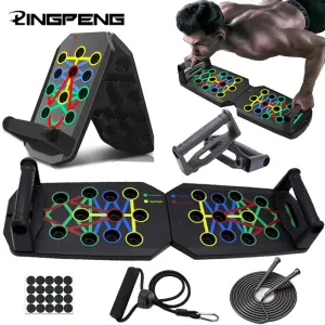 Push-up Board Set With Handles Foldable Fitness Equipment