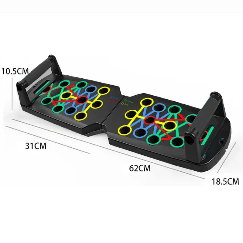 Push-up Board Set With Handles Foldable Fitness Equipment
