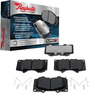 Raybestos Premium Raybestos Element3 Replacement Rear Ceramic Disc Brake Pad Set for Select Mazda CX3/CX5 Model Years (PGD1624C)