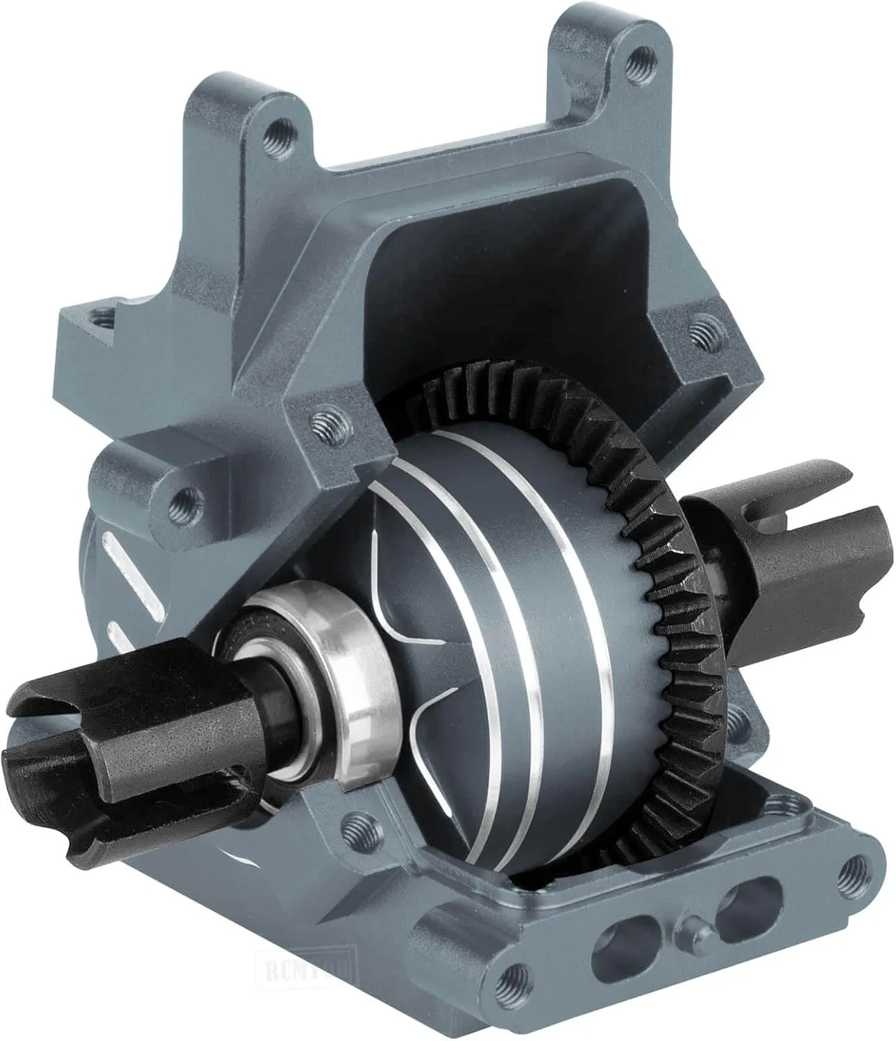 RC Upgrades Part for 1/8 Kraton Outcast Typhon Notorious 6s BLX 1/7 Infraction Felony Mojave 6s BLX Limitless,Aluminum Arm Suspension Mount & Gearbox Case w/43T/13T Diff Gear,Navy Blue