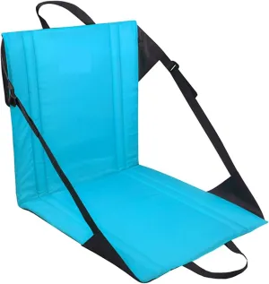 Recliner Portable Air Cushion Inflatable Camping Folding Chair Multi-Angle Adjustable High-Strength Support Camping Hiking Supplies Portable (Color : Sky Blue)