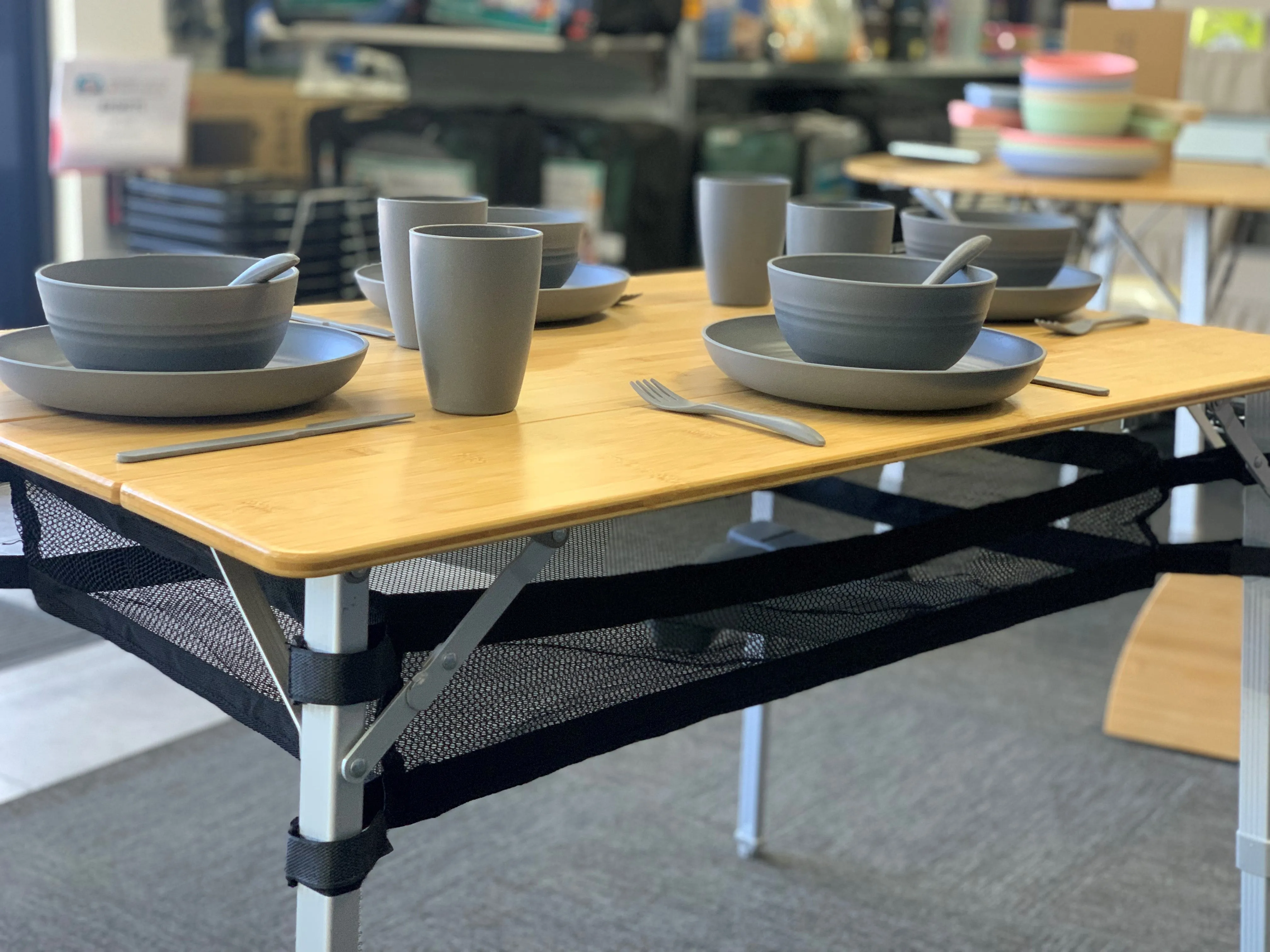Rectangular Bamboo Table
