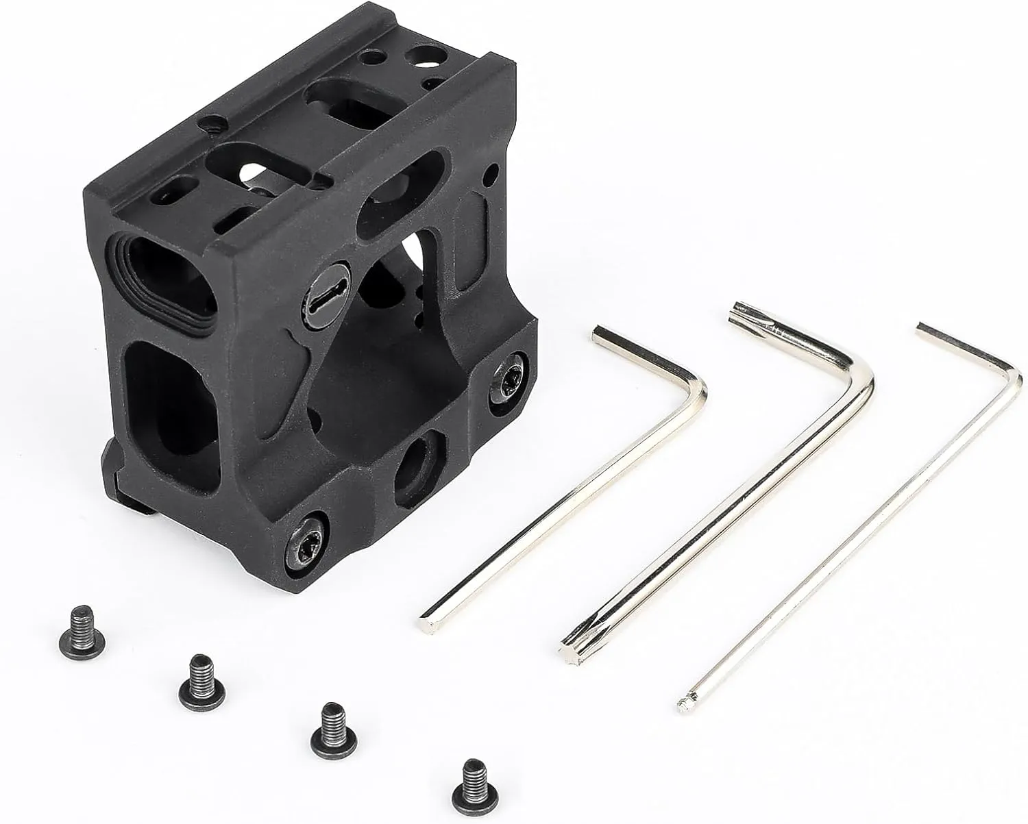 Red Dot Sight Riser Mount 2″ Height Picatinny Riser Optic Mount for T1 T2 H1 H2 M5