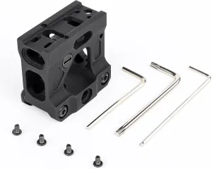Red Dot Sight Riser Mount 2″ Height Picatinny Riser Optic Mount for T1 T2 H1 H2 M5