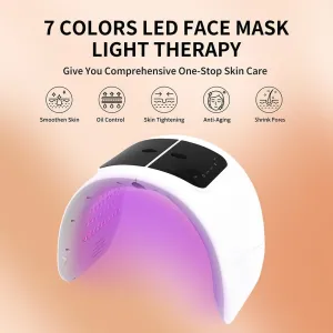Red-Light-Beauty-Mask,LED Light Beauty for Face,7 Colors LED Face Mask Facial, LED Beauty Light with Spray Function,Skin Care Equipment at HomeFacial Skin Care Tool for Mask,Neck,Body