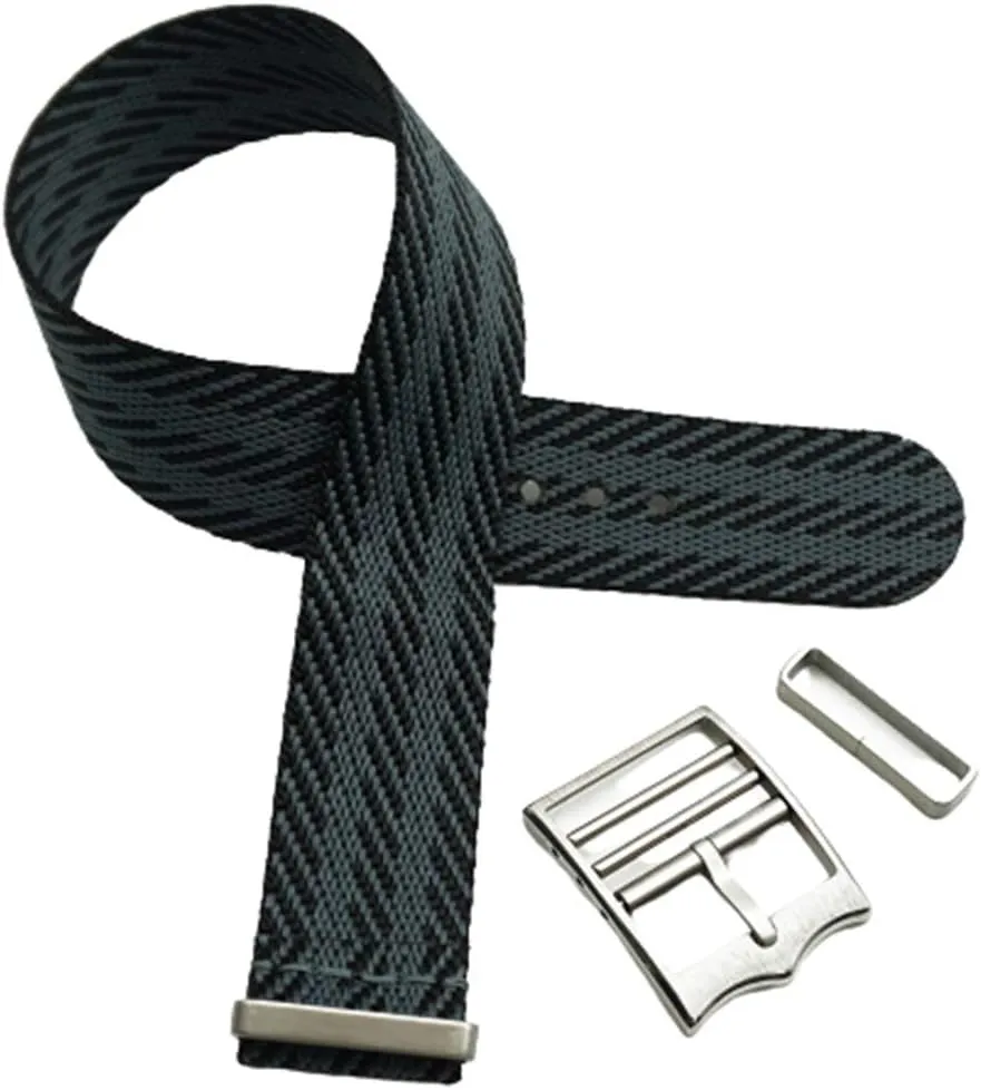 Replace Watchband, Elegant Replacement Bands Watch Straps,22mm/20mm Nylon Strap Sport Military Watch Band Strap Watch Band One-Piece Breathable Watch Straps