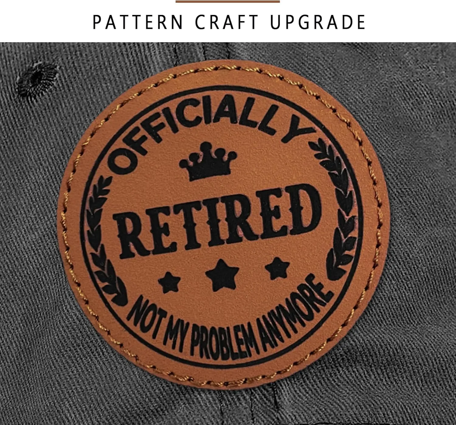 Retirement Gifts for Men Women 2025 Funny Retired Hat Retirement Party Decoration 100% Cotton Baseball Cap