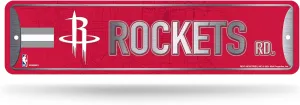 Rico Industries NBA Metal Street Sign Metal Street Sign 4" x 15" Home Décor - Bedroom - Office - Man Cave