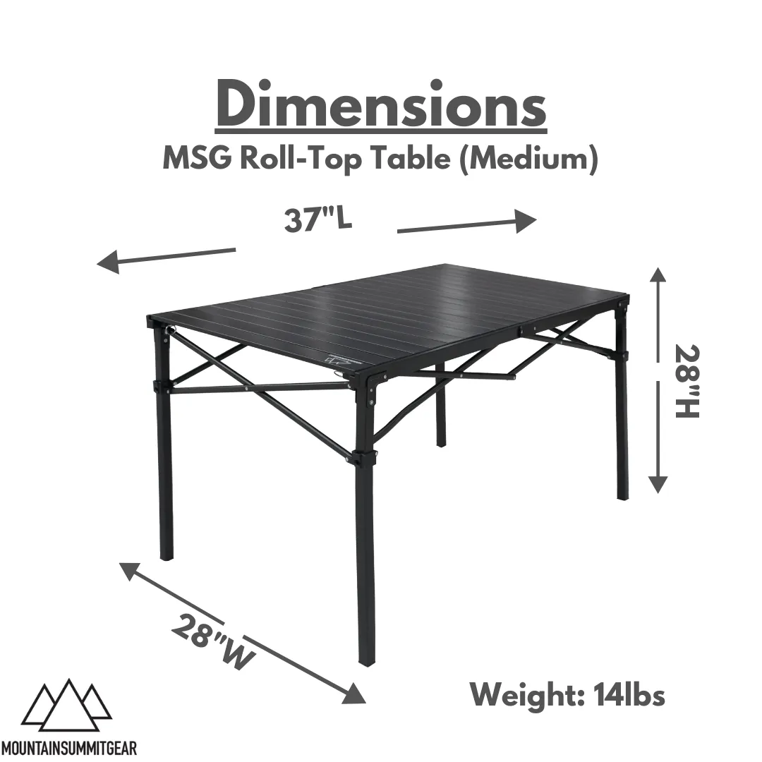 Roll Top Table - Mountain Summit Gear