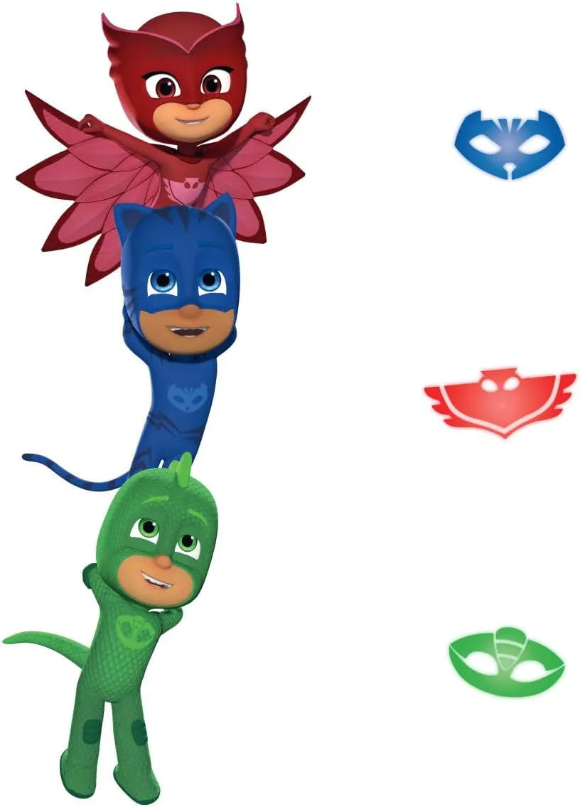RoomMates RMK3940GM PJ Masks Superheroes Peel and Stick Giant Wall Decals