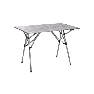 Rootz Aluminum Camping Table - Picnic Table - Outdoor Table - Stable & Lightweight - Foldable Design - High-Quality Aluminum - Portable & Compact - 100cm x 69cm x 70cm