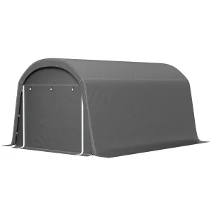 Rootz Garden Storage Tent - Tool Tent - Installable Garage - UV-Resistant - 300l x 450b x 230h cm - Grey