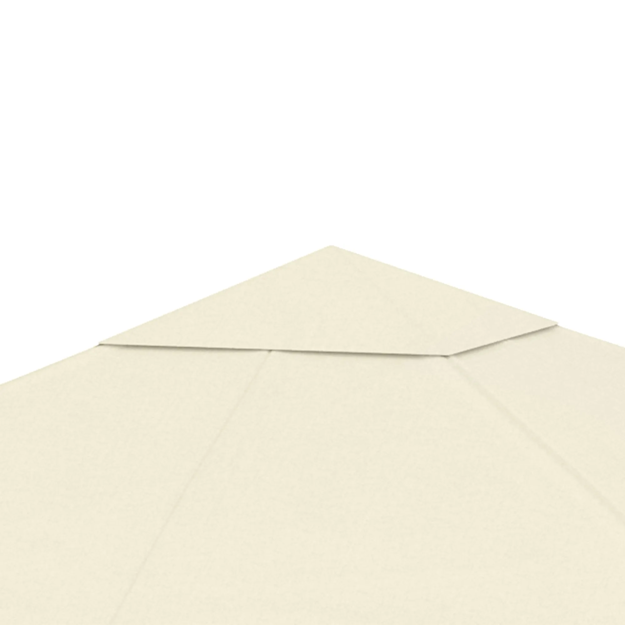 Rootz Replacement Roof for Pavilion Pergola Tent - Garden Canopy - Outdoor Shade - UV Protection - 298cm x 295cm Brown