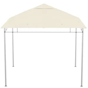 Rootz Replacement Roof for Pavilion Pergola Tent - Garden Canopy - Outdoor Shade - UV Protection - 298cm x 295cm Brown