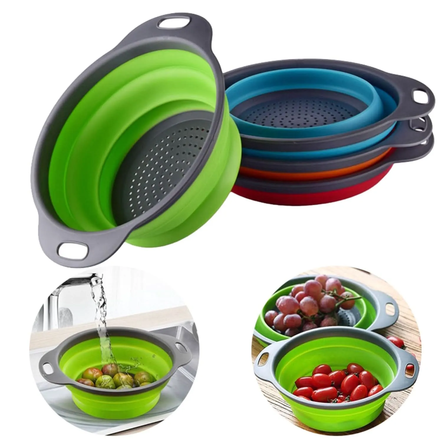 Round Sili Strain Used In All Kinds Of Household and Kitchen Purposes As A Foldable Utensil.