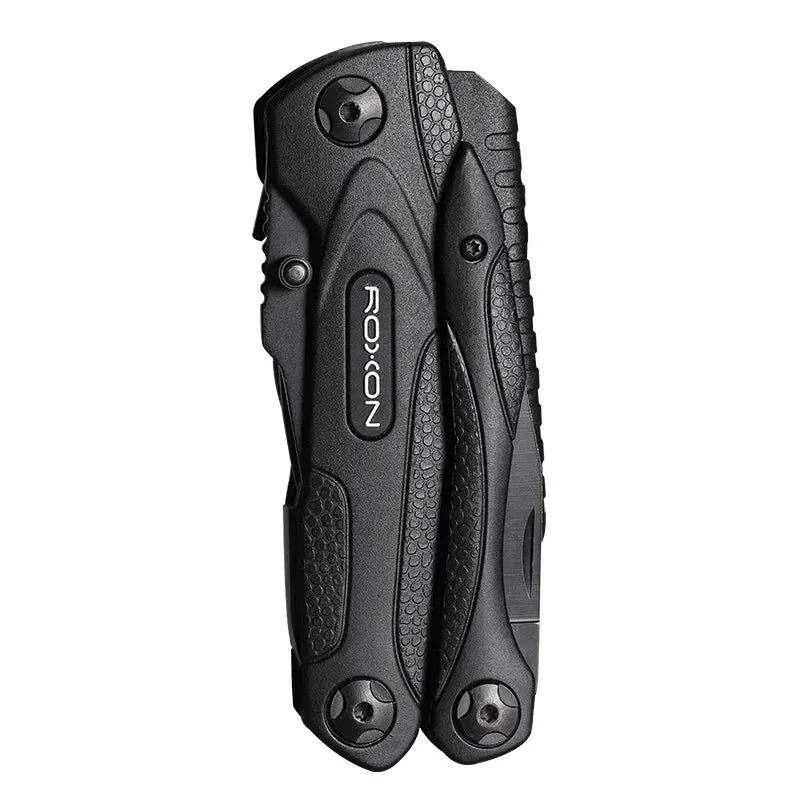 ROXON CM1349 14-in-1 Multi-Tool with Folding Pliers for Camping and Survival