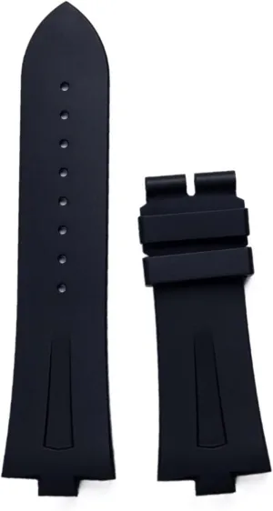 Rubber WatchBand for Vacheron Constantin Overseas Watch Waterproof Sport Strap 25mm * 8mm