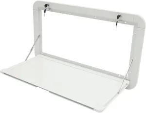 RV Foldable Picnic Table Portable Metal Camping Table Campervan Outside Table for RV Caravans Made of Aluminium Alloy