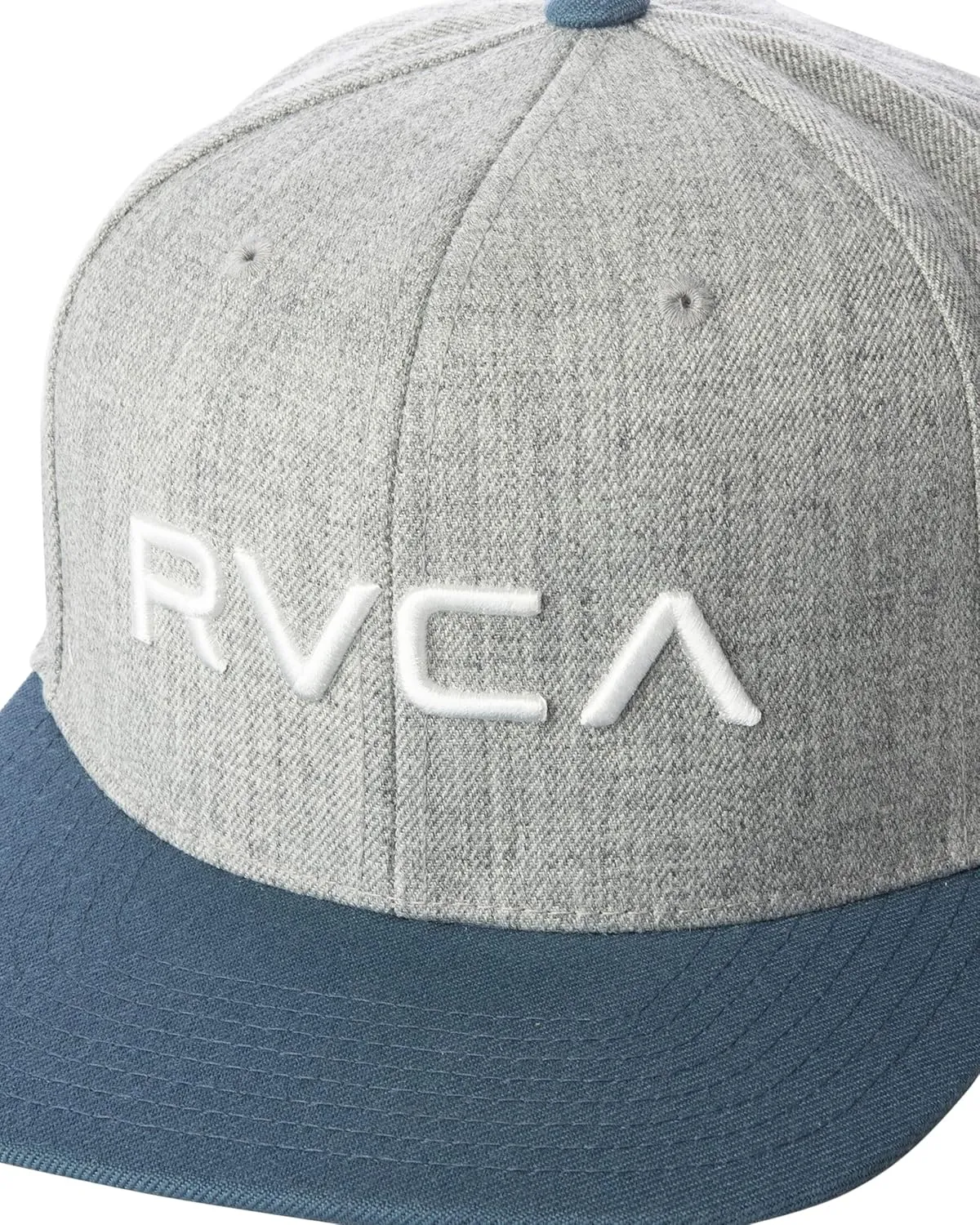 RVCA Men's Adjustable Snapback Straight Brim Hat
