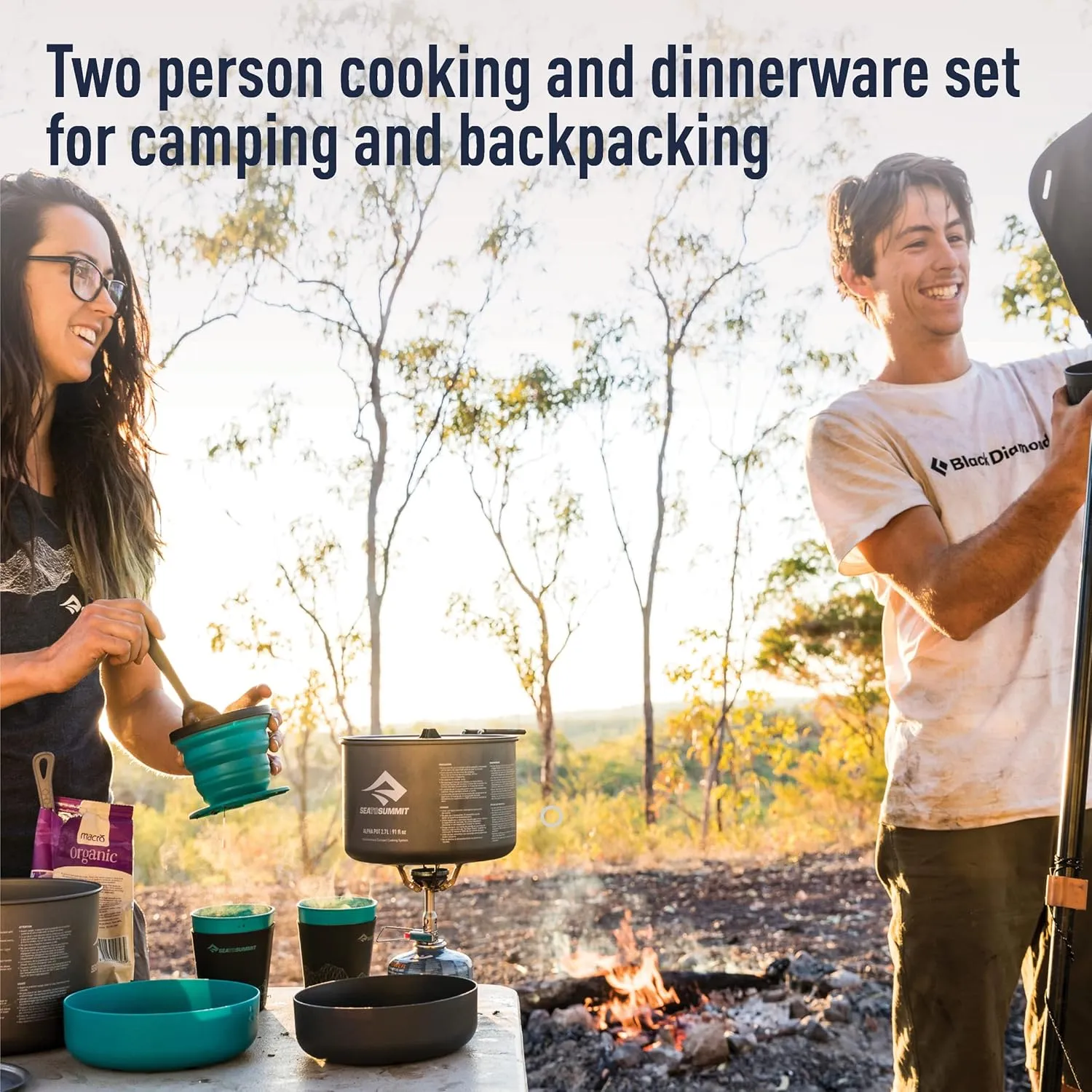 Sea to Summit Alpha Lightweight Aluminum Nesting Camping Cookware Set