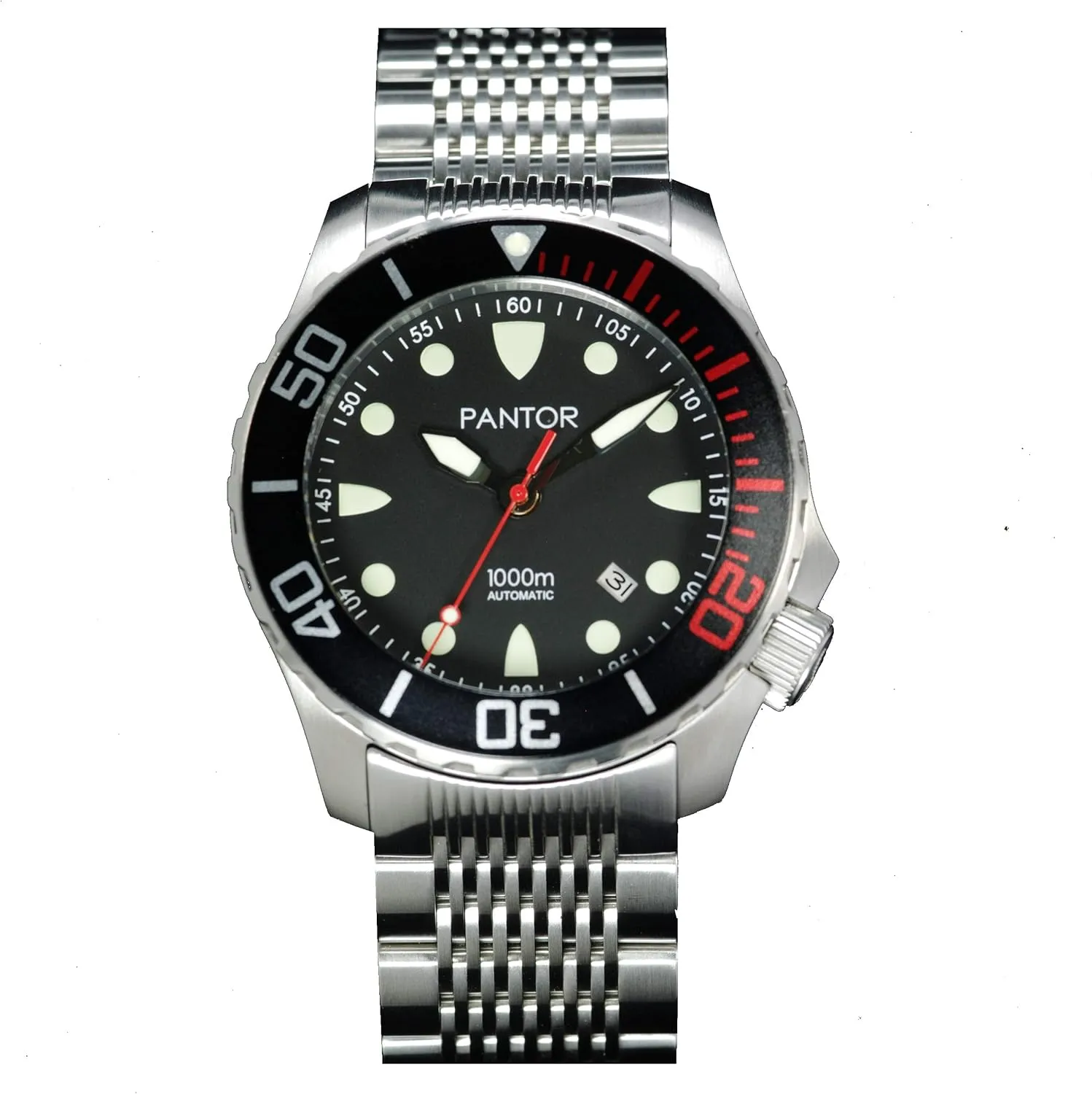 Seahorse Dive Watch,1000m Auotmatic Diver Watches,Big 45mm Watch Men