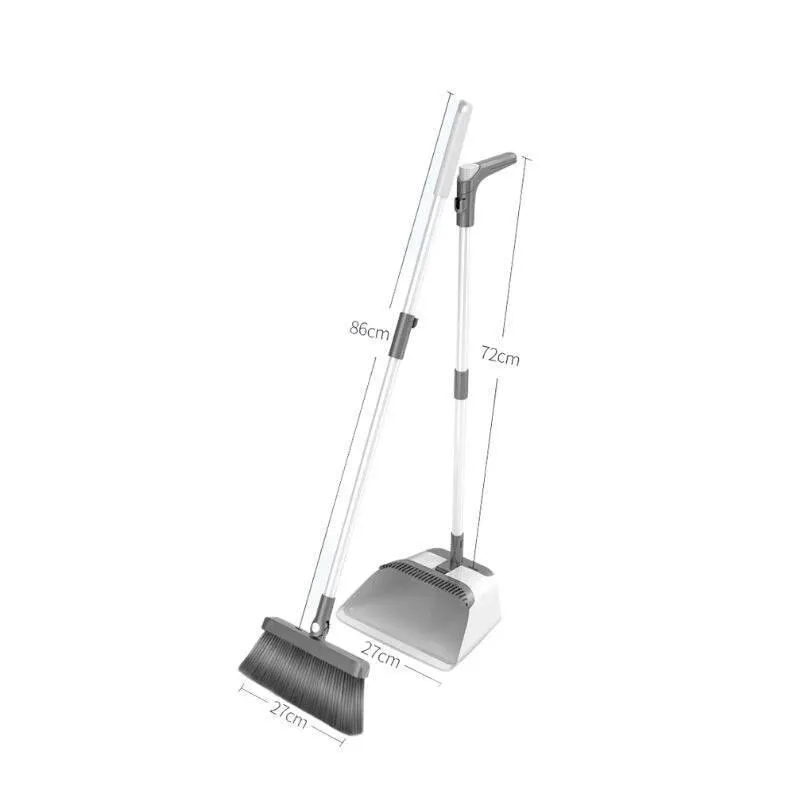 Self-Cleaning Foldable Broom  Dustpan - Innovative Cleaning Tool