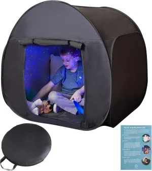 Sensory Play Tent | Calming Hideout for Kids | Sensory Den | Pop-up | Blackout | Indoor Tent | Easy to Setup | Helps with: SPD, Anxiety, ADHD, Autism & More | Single Size