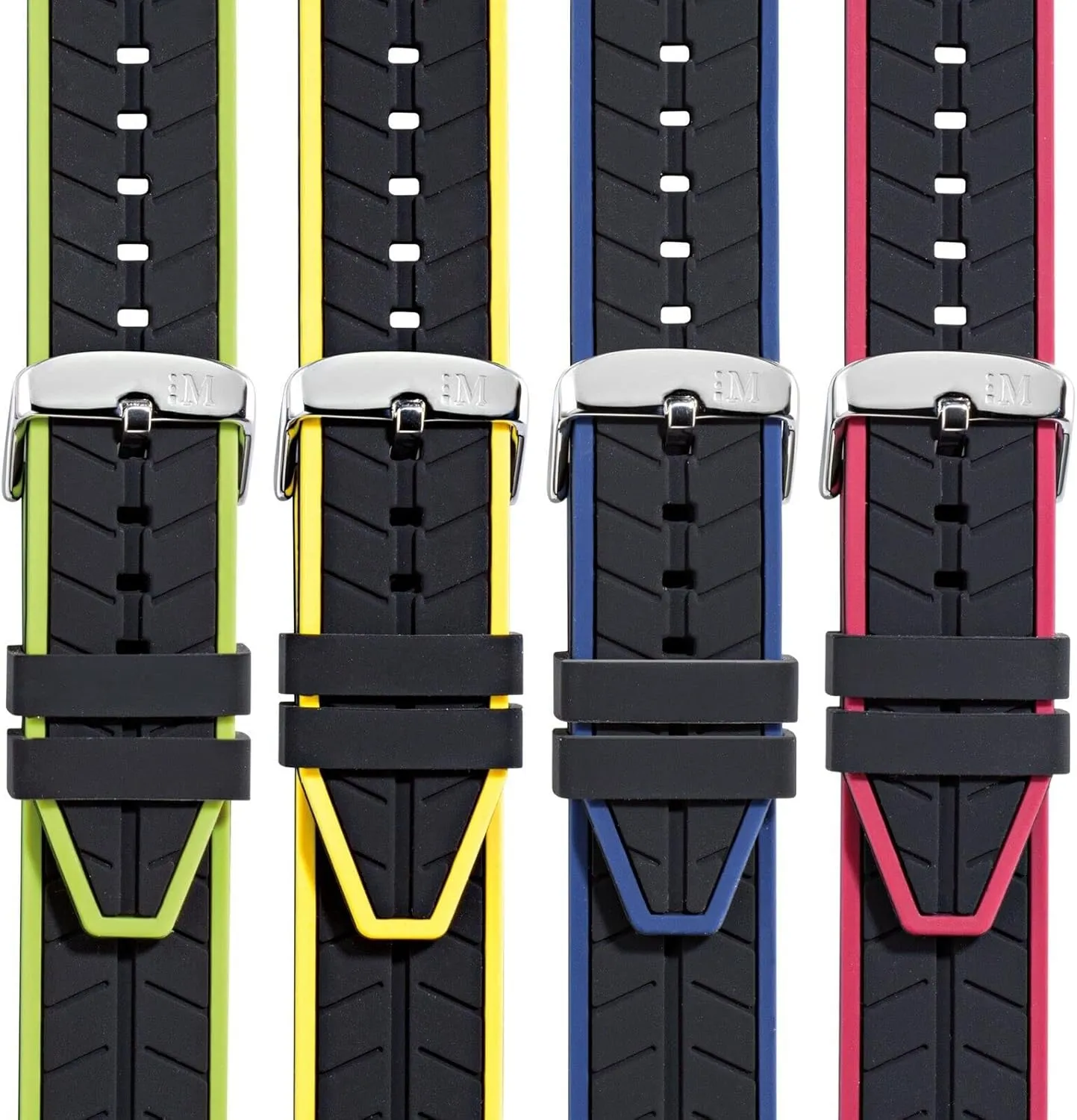 Sesia Silicone Watch Strap - Stainless Steel Buckle - RUBBER Collection