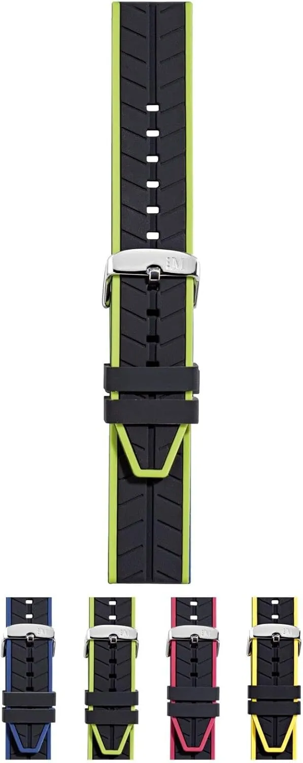 Sesia Silicone Watch Strap - Stainless Steel Buckle - RUBBER Collection