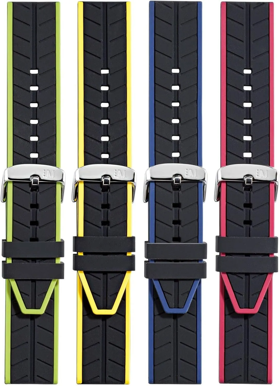Sesia Silicone Watch Strap - Stainless Steel Buckle - RUBBER Collection