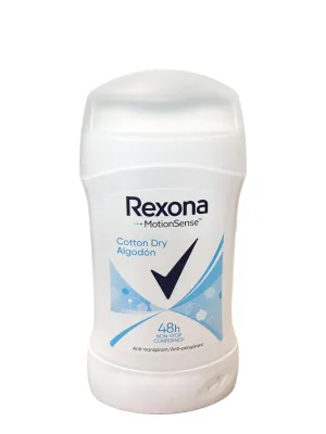 Set of 2 Rexona Motion Sense Deodorant Stick for Women, Cotton Dry 50gr